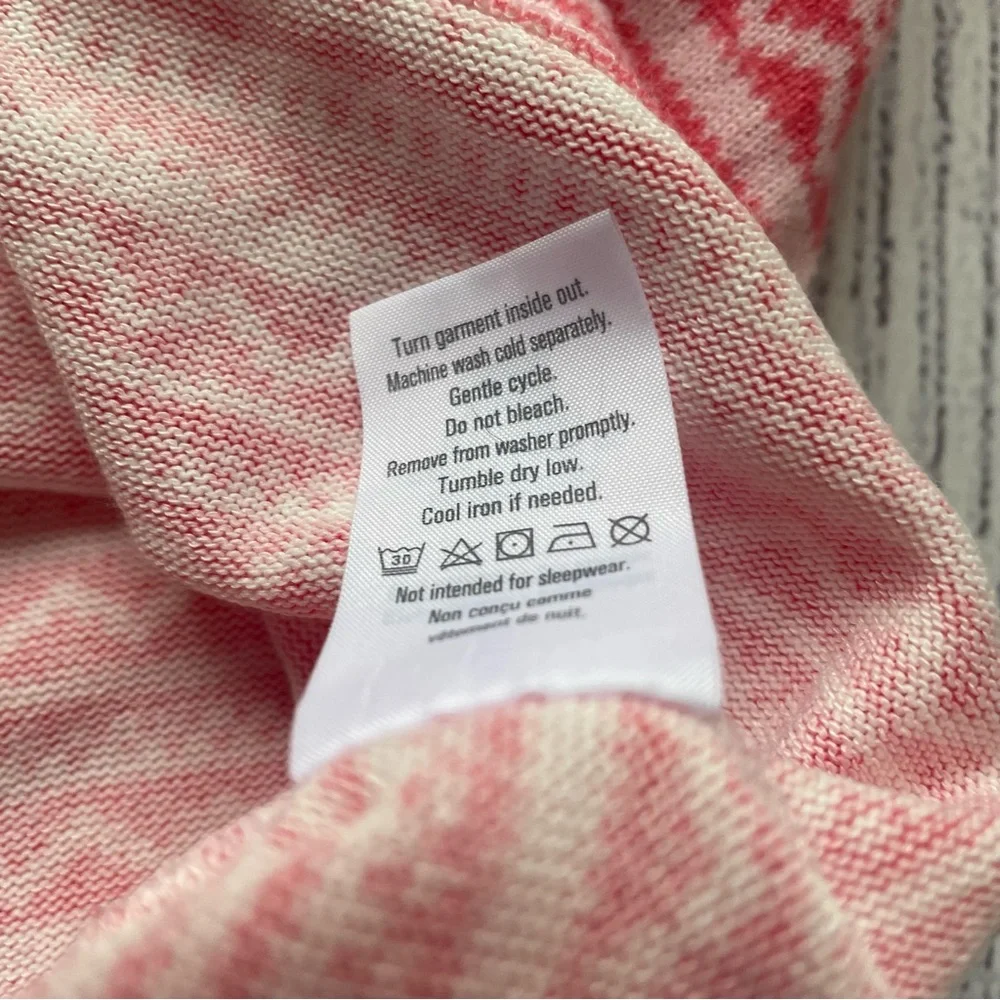 Gymboree Enchanted Winter Coral Soft and Cozy Tunic size 8